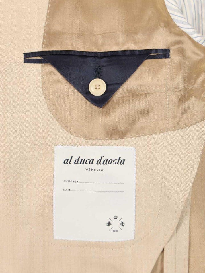 Al Duca D'Aosta Herringbone Wool Suit Abiti - Beige | c25b90b117073e940b2d72506f44aba0bb7a6fe2