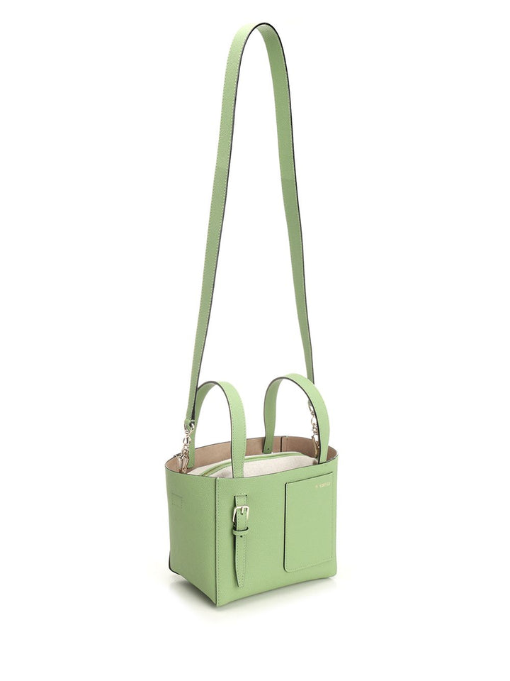 Valextra Micro Bucket Shoulder Bag Handbags - Verde | 5b8108a8e403353f30469ea28eed22601b7aa3f8