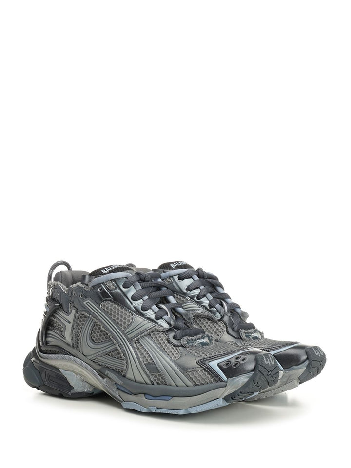 Balenciaga Runner  In Mesh And Nylon Sneakers - Grey | 7a4aa1a50030e6d916a278af9aed62f53c24ec4d