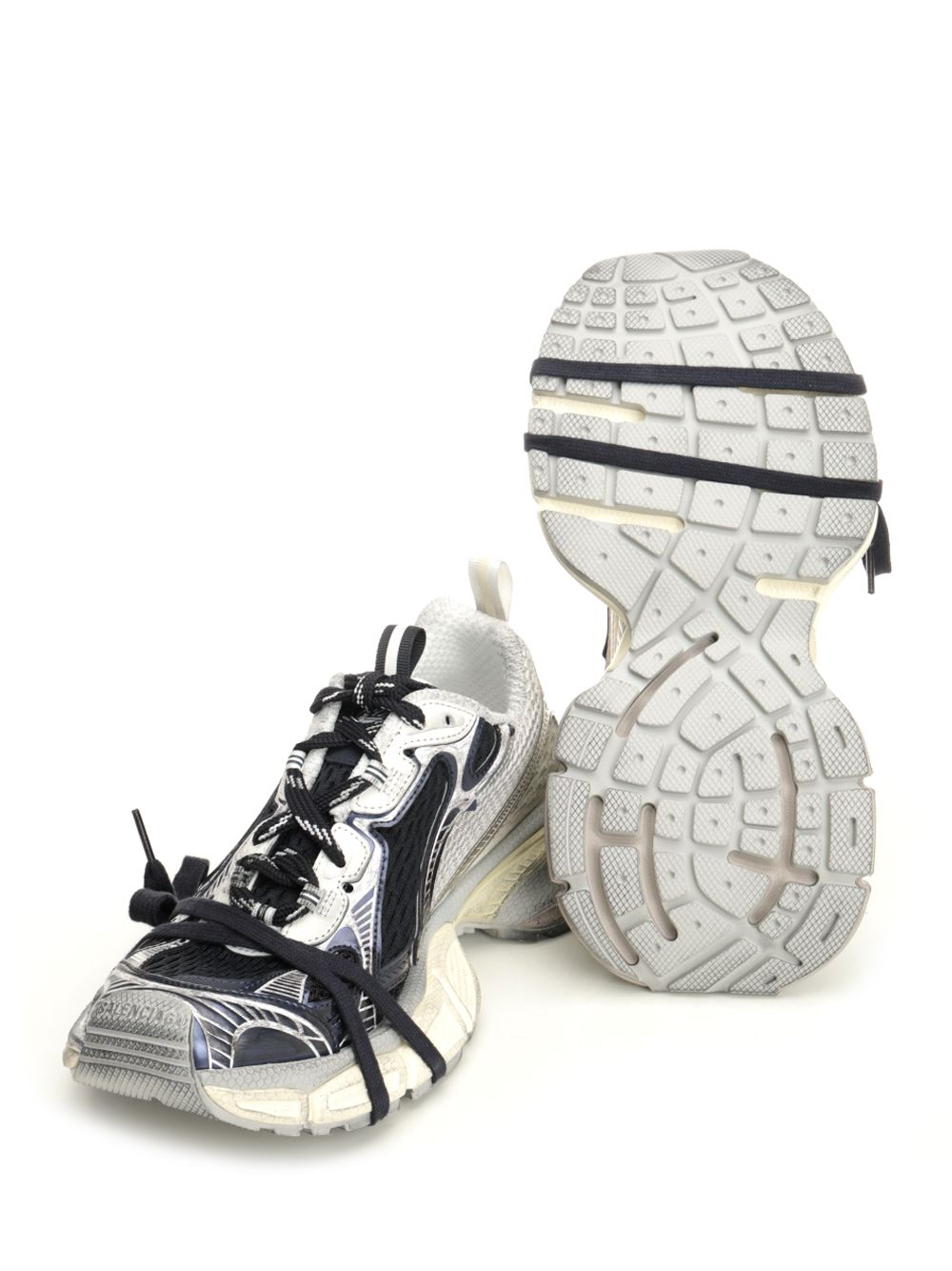 Balenciaga 3xl Split Log Sneakers - Grey | cc46b1ec37701e2a5956ee0ec49d31c70223a7da