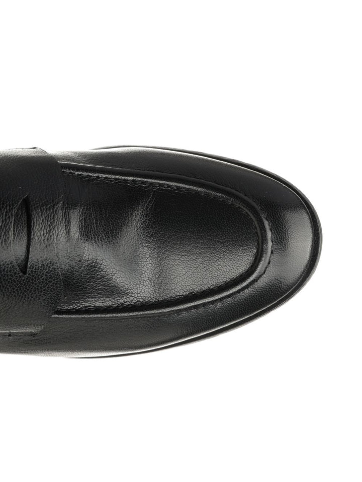 Al Duca D'Aosta 1902 Athens Leather Moccasin Mocassini - Nero | f04c6a2da12ca0b6f794c76cf4afe70f9c4609e0