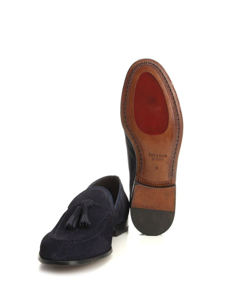 Al Duca D'Aosta 1902 Suede Moccasin Mocassini - Blu | 668fd521dddaa7c70369359bb1c1d09395dc8183