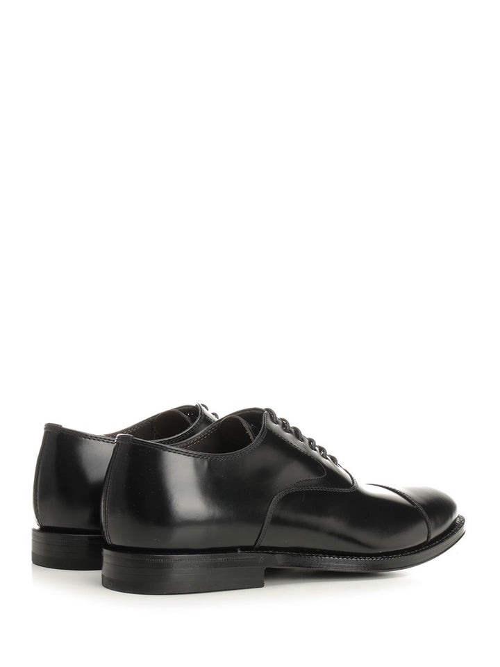 Al Duca D'Aosta 1902 Oxford Shoe With Brushed Leather Mocassini - Nero | 47ad7fcd09d380cea125f96a0ecdae073e1851f7