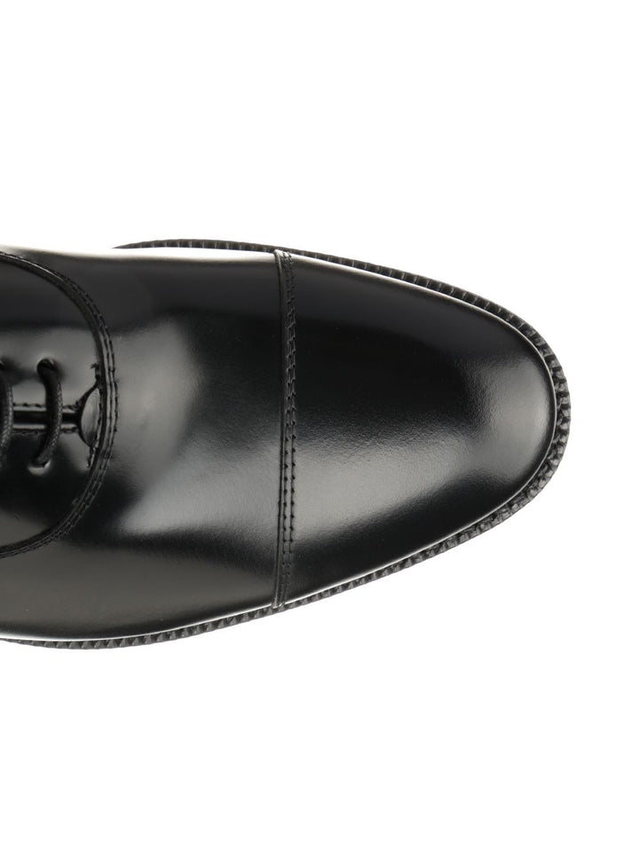 Al Duca D'Aosta 1902 Oxford Shoe With Brushed Leather Mocassini - Nero | 1e953a765ac7785b2f4189493431d403e41f0abf