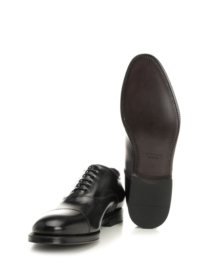 Al Duca D'Aosta 1902 Oxford Shoe With Brushed Leather Mocassini - Nero | 4a78cae8d7a8aebbf231743bd040a6f28772de5e