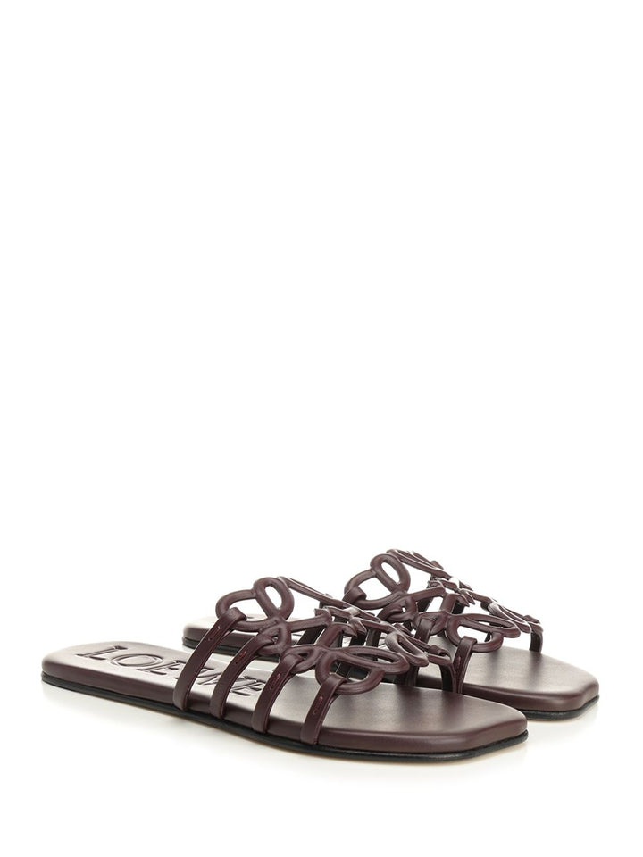 Loewe Anagram Petal Scarpe basse - Bordeaux | 31a019c4a43d585e6712f25cc484329f9e81b6fc