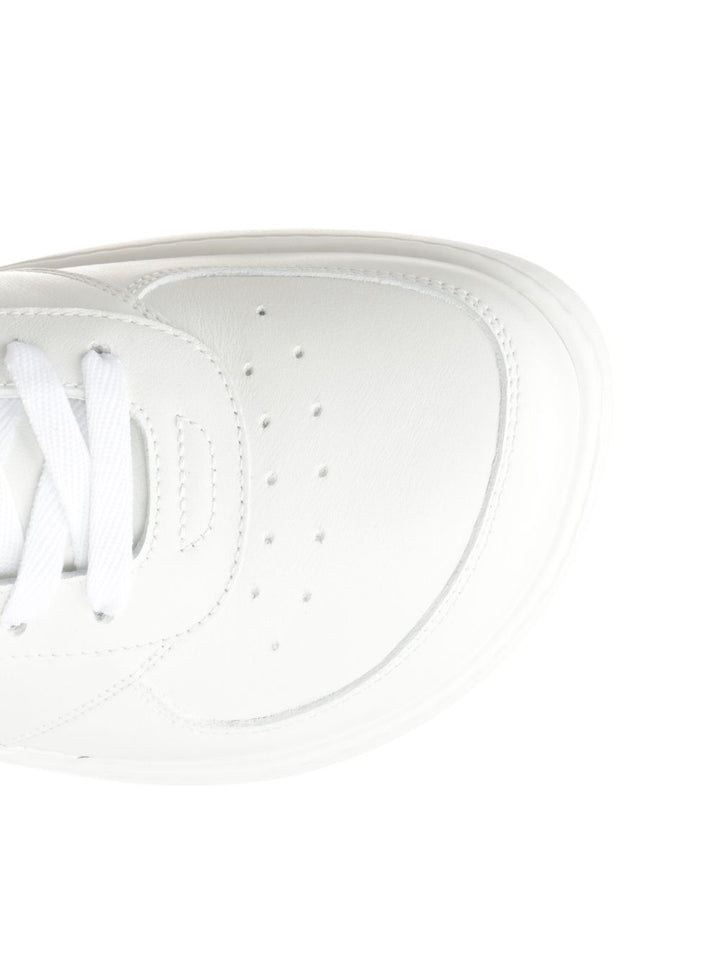Loewe Jambo Sneaker In Soft Grained Calfskin Sneakers - Bianco | 529505555be203e1d572e76d1d460d9e0c346f90