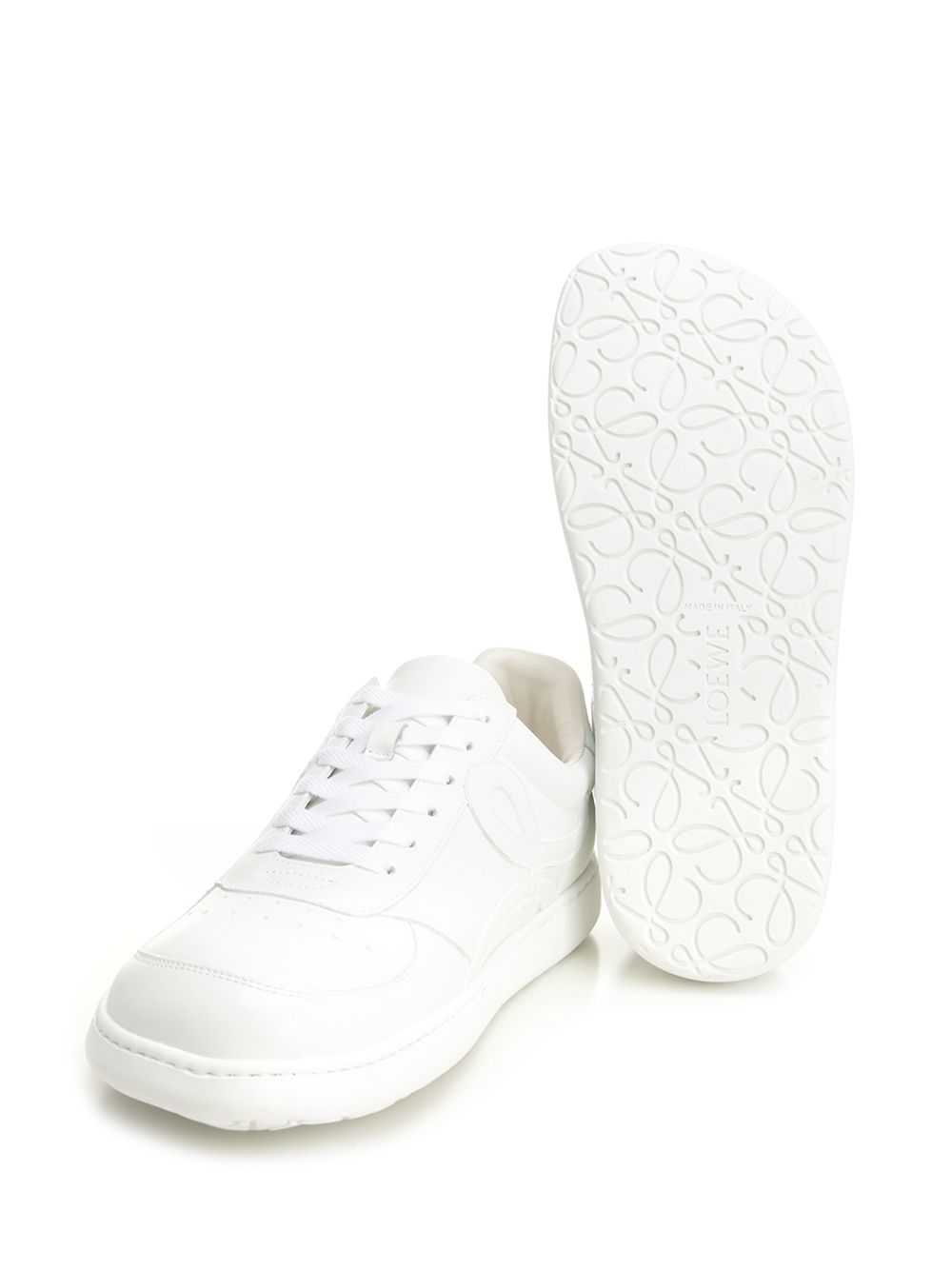 Loewe Jambo Sneaker In Soft Grained Calfskin Sneakers - Bianco | ea5f3438915c55d3121b225b73a1b4812930f7f3