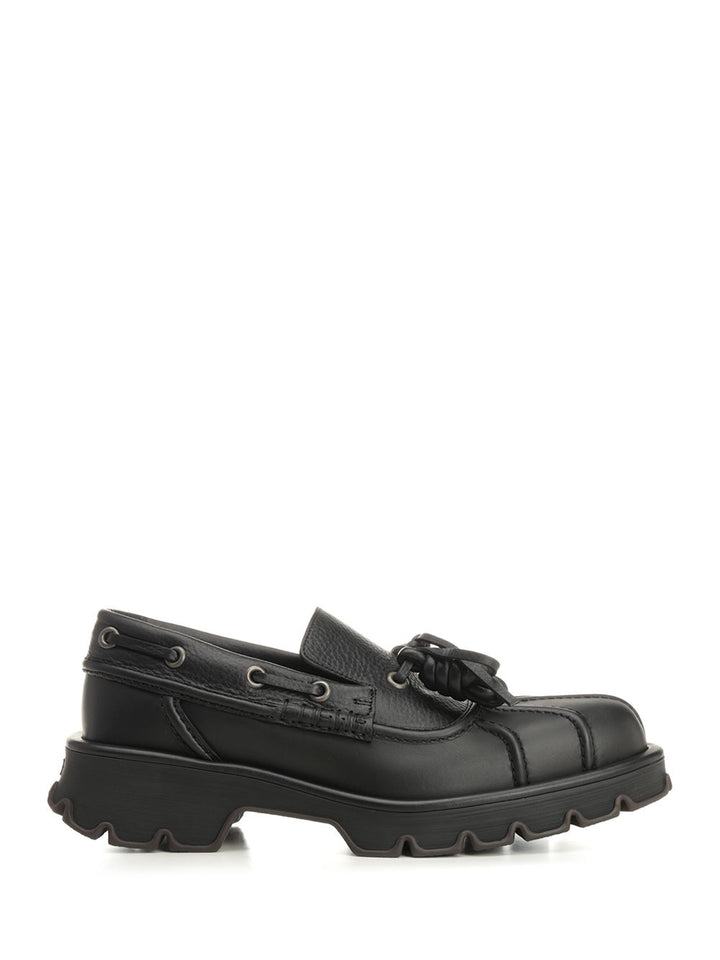 Loewe Derby Bobby In Calfskin Scarpe basse - Nero | 335ce56804ff26630d0eb4addedafc38c8159b63