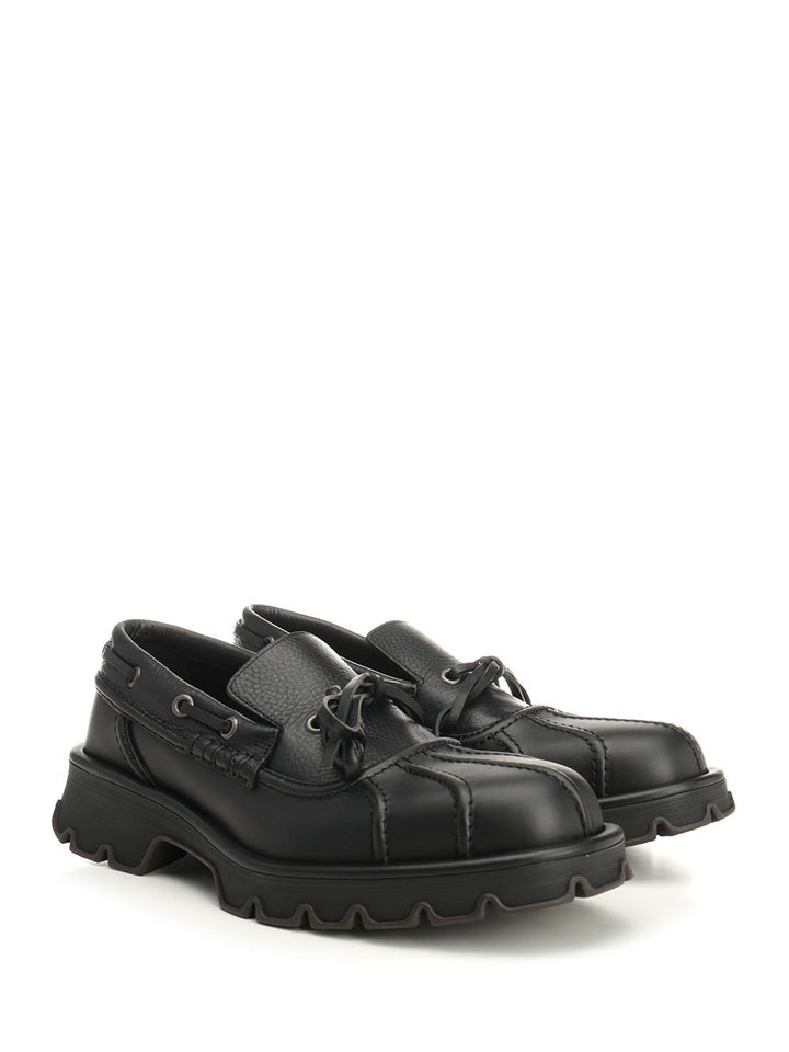 Loewe Derby Bobby In Calfskin Scarpe basse - Nero | fa2985ddeebbd684bc425765b74bcd49abc48d3c