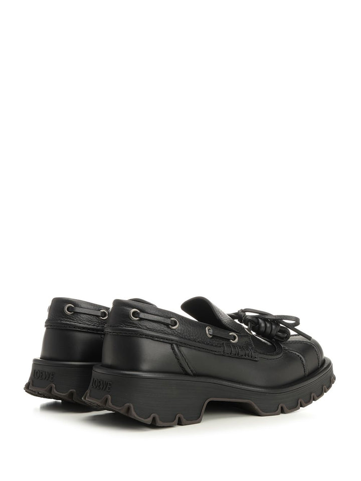 Loewe Derby Bobby In Calfskin Scarpe basse - Nero | 76baa07c85f80e4f4a3e2568c502b31b03dc493d