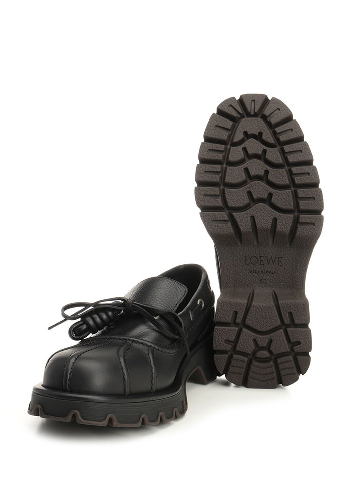 Loewe Derby Bobby In Calfskin Scarpe basse - Nero | 43f6029fedd7426dbb23959667c5212cac188816