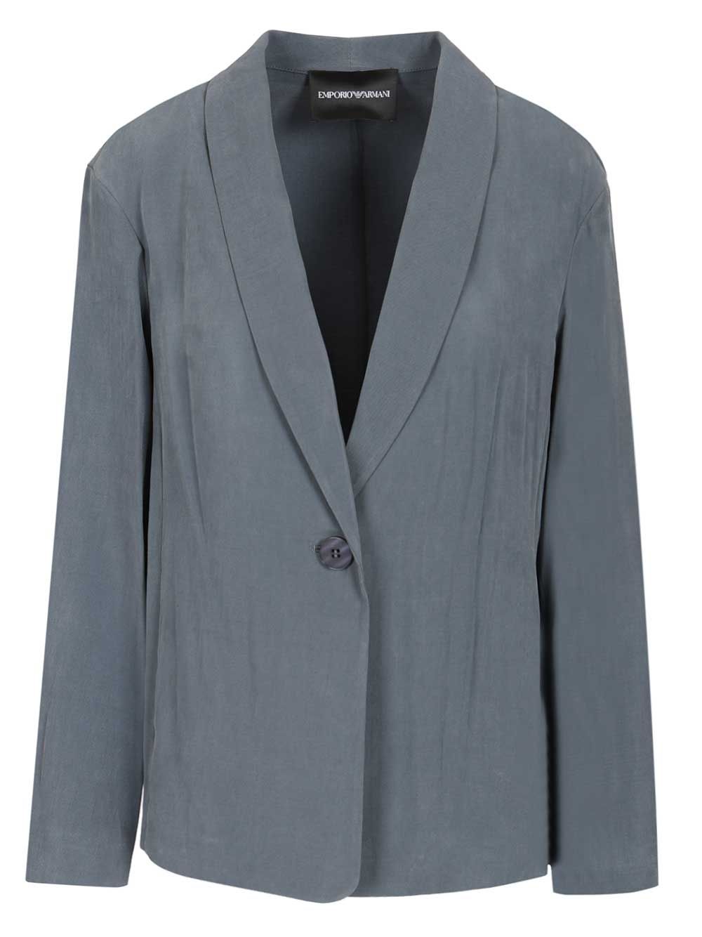 Emporio Armani Single-Breasted Blazer Giacche - Blu | ff8061dd013238fe91e6128f0deeadf7c49f556d