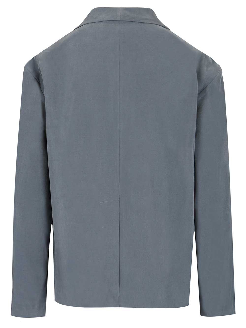 Emporio Armani Single-Breasted Blazer Giacche - Blu | 7dbb1c0dae53c913f3a58cb741cf13e09460b5aa