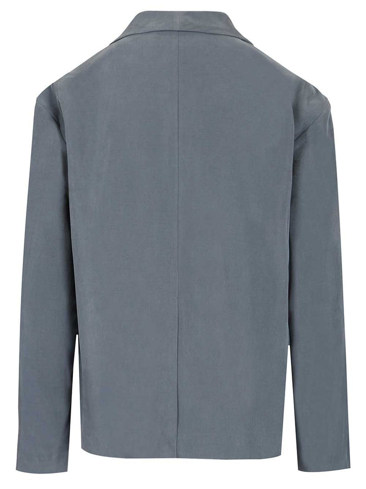 Emporio Armani Single-Breasted Blazer Giacche - Blu | 7dbb1c0dae53c913f3a58cb741cf13e09460b5aa