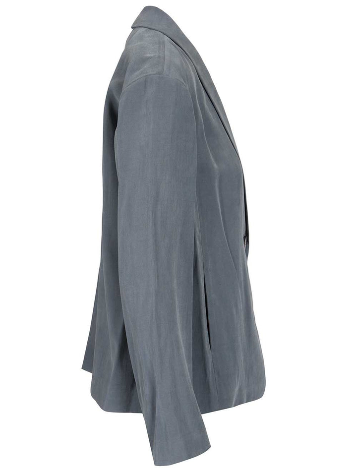 Emporio Armani Single-Breasted Blazer Giacche - Blu | 70b3131a9d29cad5610a766646def11635f86e2c