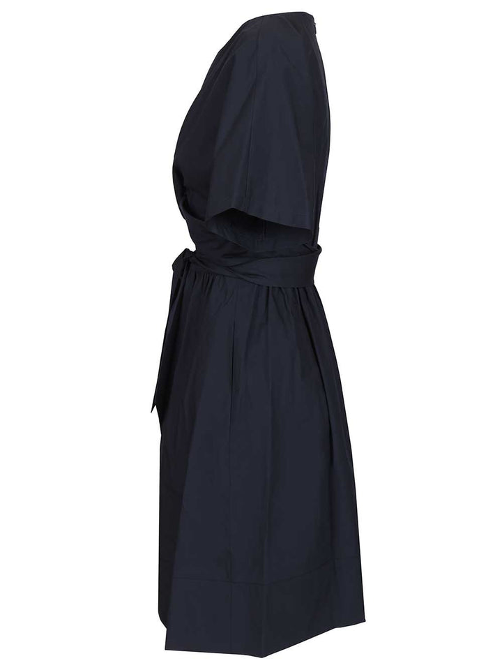 Emporio Armani Cotton Poplin Dress Abiti - Blu | 913cb6152c0383e218d3a8399ac68da604899ab2