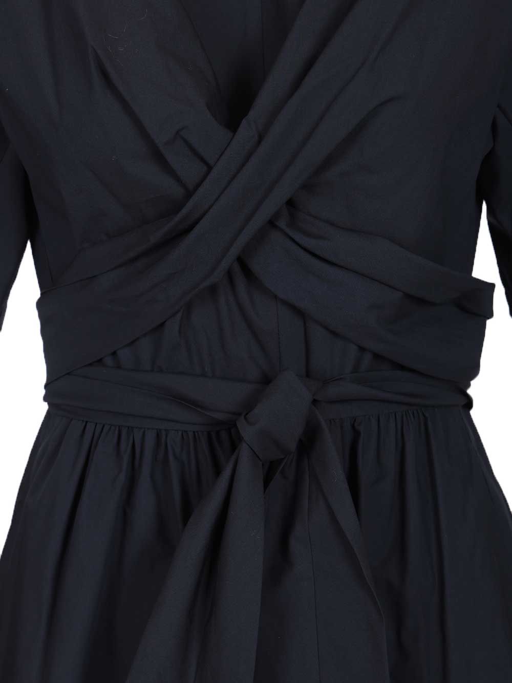 Emporio Armani Cotton Poplin Dress Abiti - Blu | 92592abb67cce6559440468cc8302e74b6969ec0