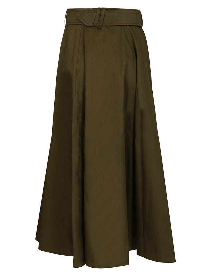 Burberry Midi Trench Skirt Gonne - Verde | dbe879dc80de65e5a194a432b7a8fbb80c67a052
