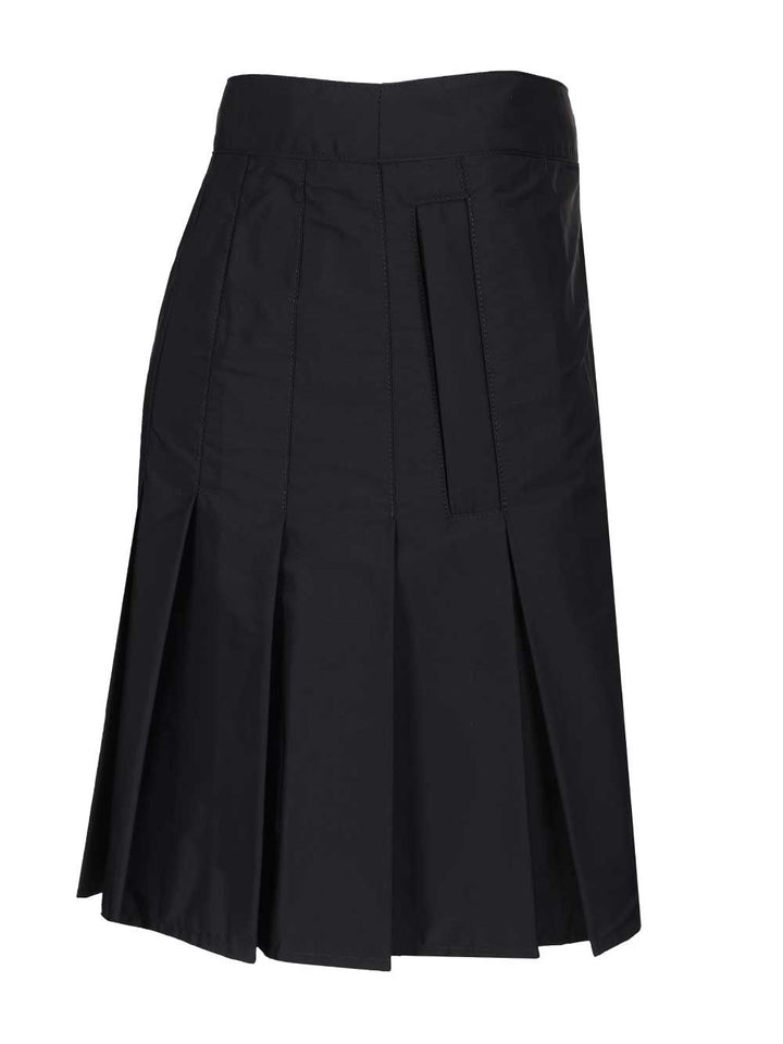 Burberry Pleated Mini Skirt Gonne - Blu | c4f378d0e9078abcef22b4731fbae948a1b76d88