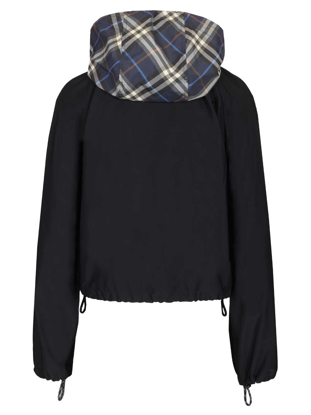 Burberry Newcott Short Hooded Jacket Giacche - Blu | 9cfe35480ba6e08ee1c8d746ae09363aab4bd7b0