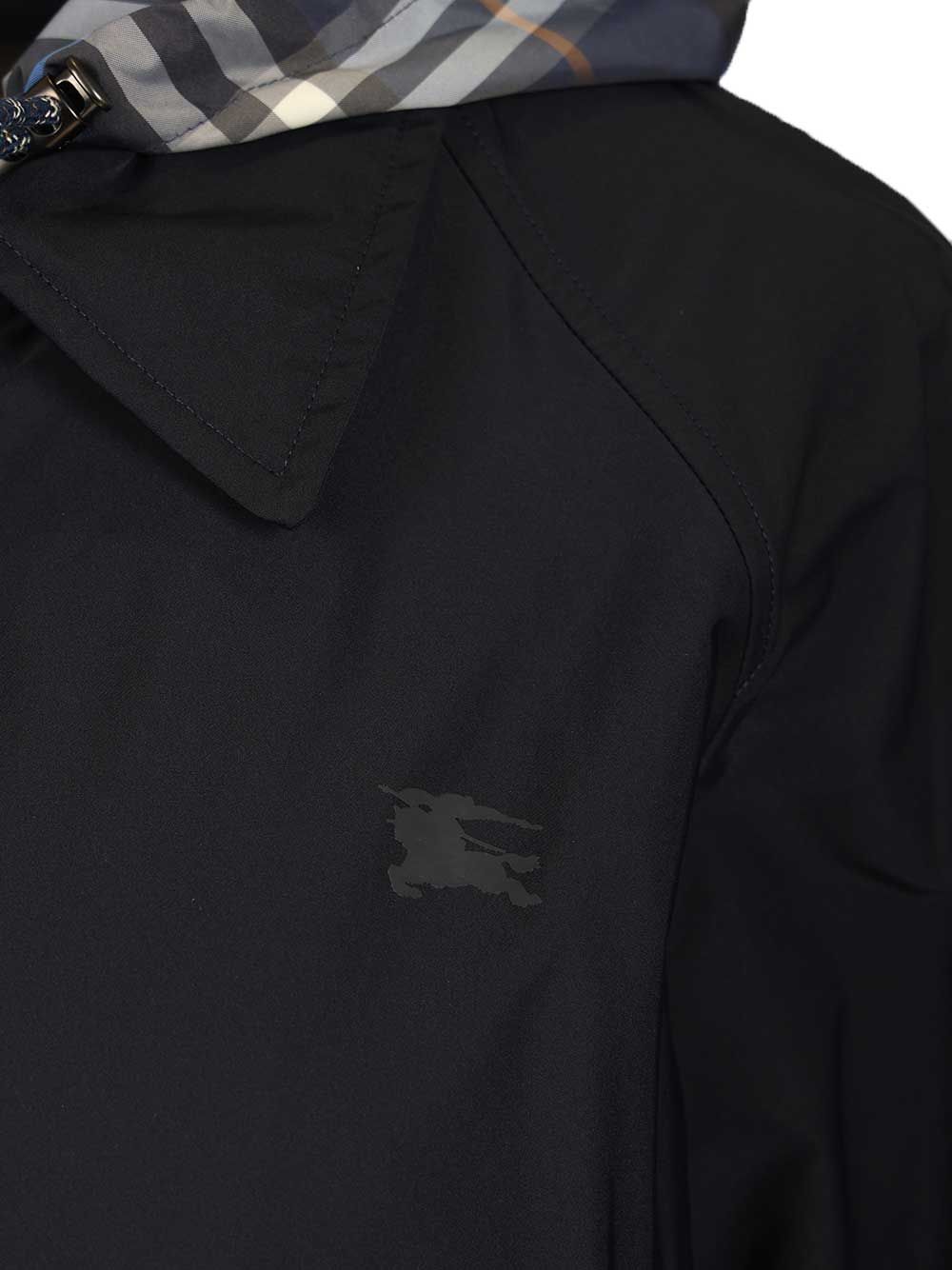 Burberry Newcott Short Hooded Jacket Giacche - Blu | 30682e08a6f86dffa482f732c0cc2a247c916bef