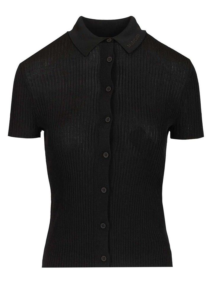 Balenciaga Short-Sleeved Shirt T-Shirt - Nero | 11c30edaab5a6ec0e0baee4d70e1030afd8c29de