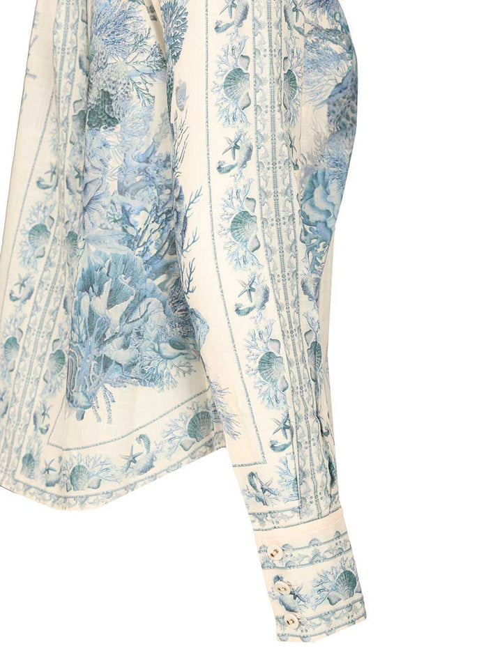 Zimmermann Wanderlust Body Shirt Shirts - Light blue | a23983c39ee8cc09e8c0de3784ce433daad7ed54