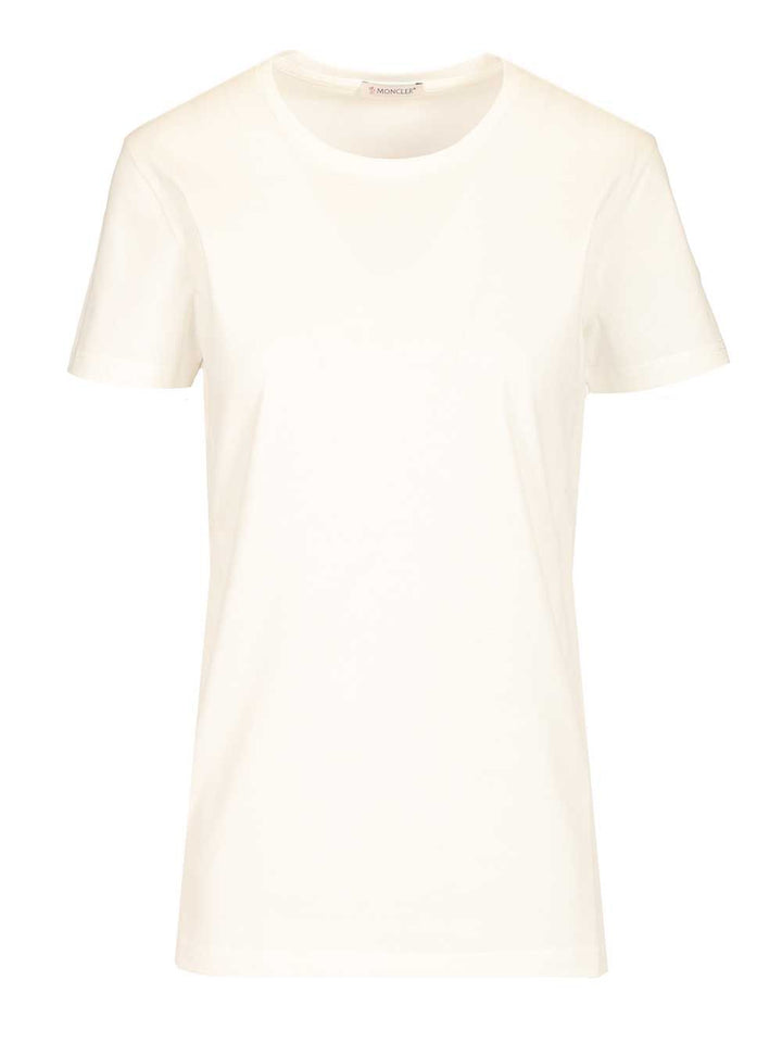 Moncler Cotton T-Shirt - Bianco | d52852e206ce5b5734e5495871ac464b4aaf89d0