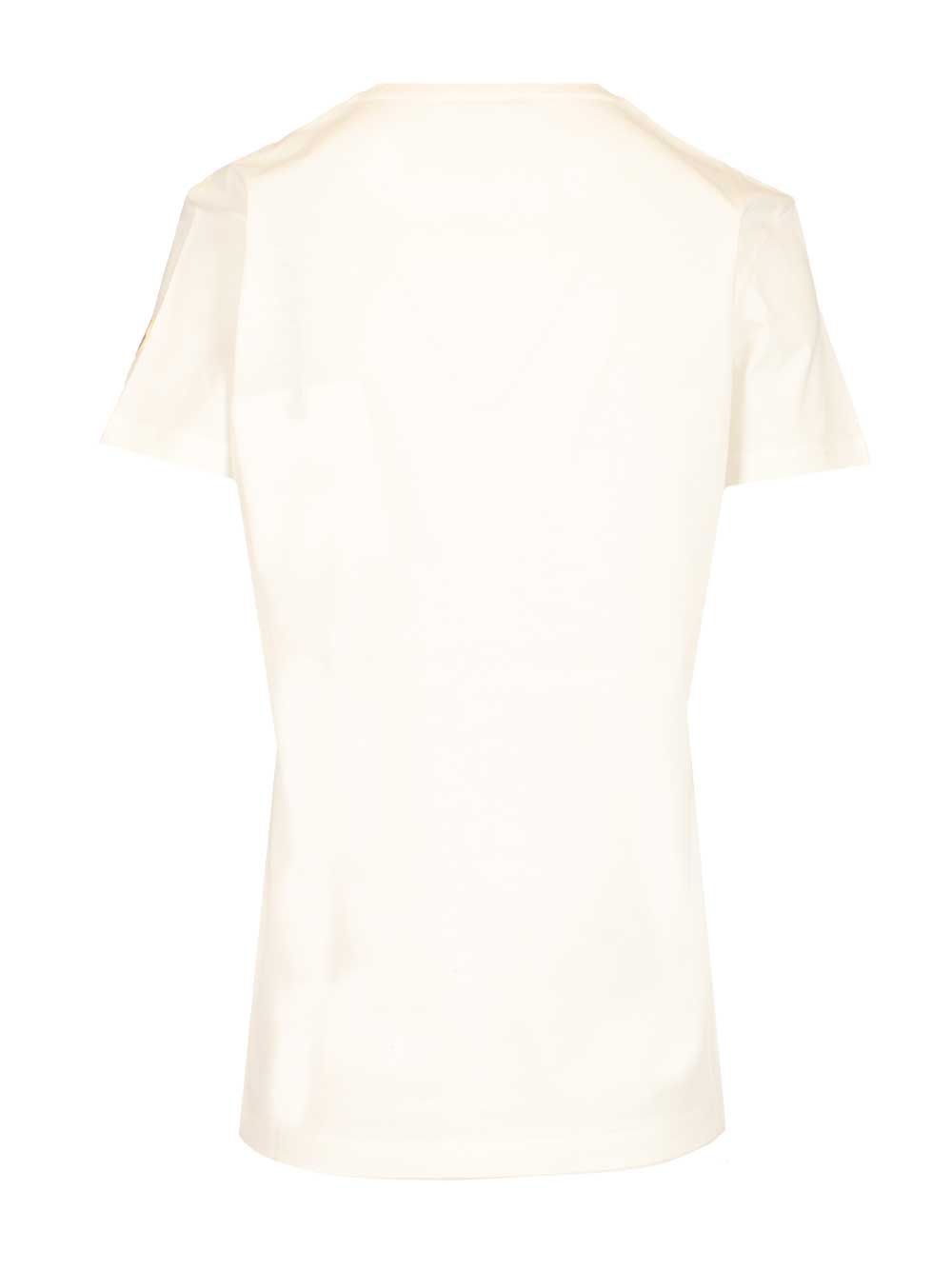 Moncler Cotton T-Shirt - Bianco | 705347e5bf6419bf200f7d82da6c279f6d595554