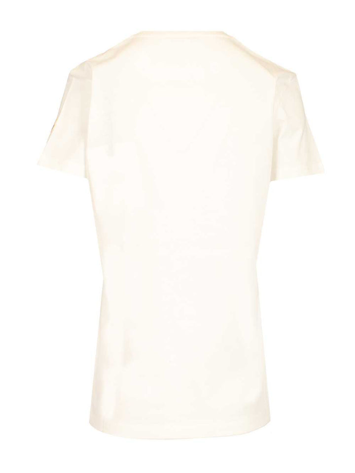 Moncler Cotton T-Shirt - Bianco | 705347e5bf6419bf200f7d82da6c279f6d595554