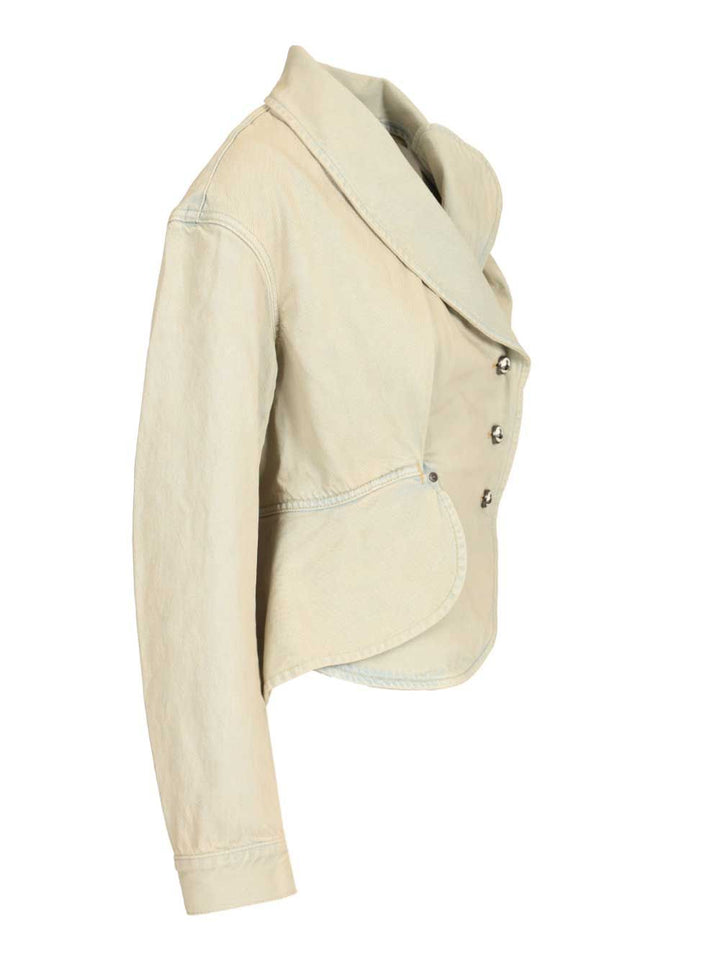 Vivienne Westwood Stormy Denim Jacket Giacche - Light blue | a286acc83fa3c743cac3f9081e5ab46d3bd9a0d8