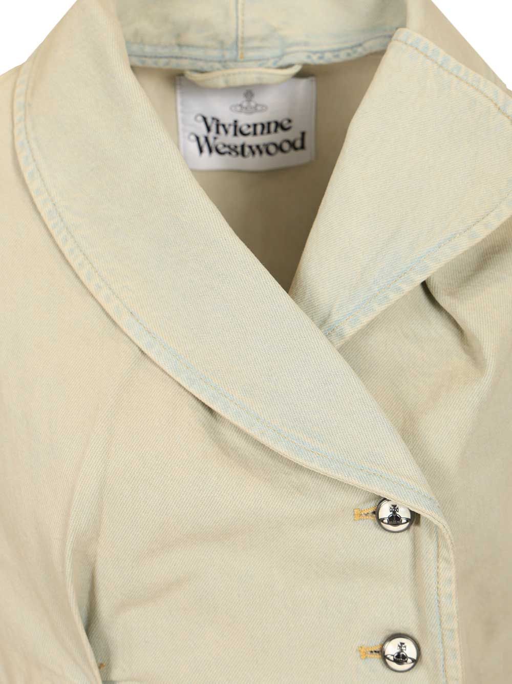 Vivienne Westwood Stormy Denim Jacket Giacche - Light blue | a787a9cad7374239c7a718e97a1711e9b0589fdc