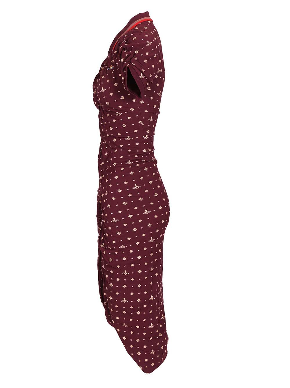 Vivienne Westwood Pulling Dress Abiti - Bordeaux | 13091f3b1dc21361e96b65caaf2e9013ec56d0ed