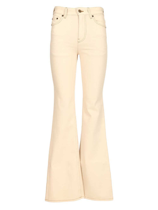 Pantaloni Jeans Bianco
