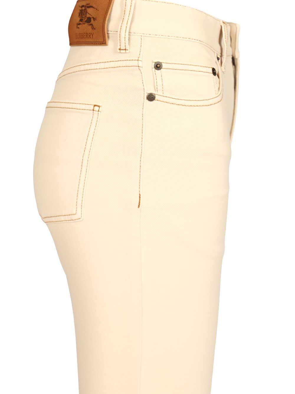 Burberry Pantaloni Jeans - Bianco | 7dbaedcd742955412bb79263161b35323dbe3e8e