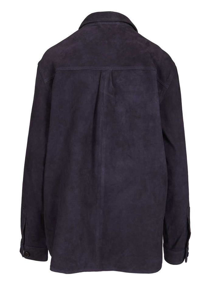 Blazé Milano Viva Berber Suede Shirt Shirts - Blu | b3a0884ce745762f654a680ff6928e7f299b3d15