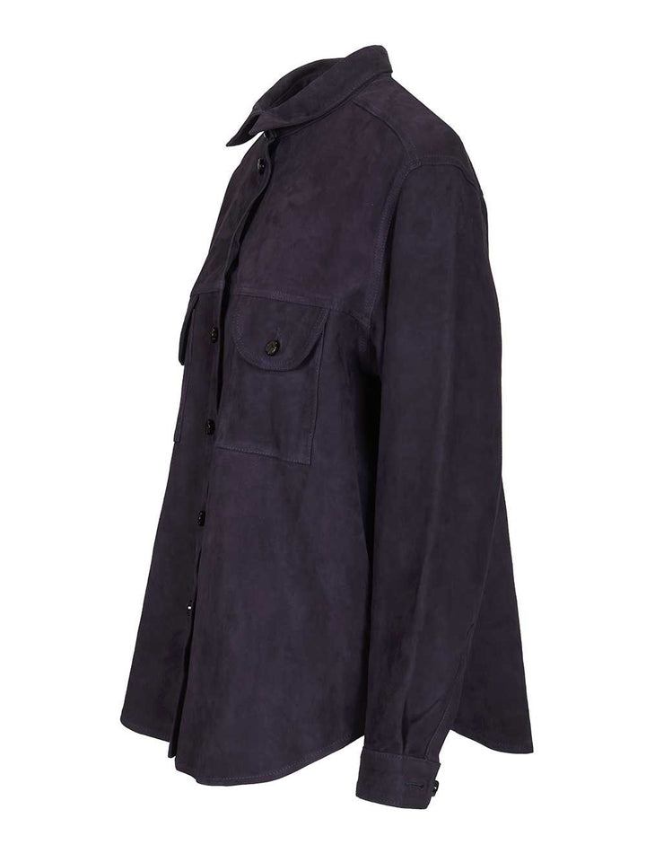 Blazé Milano Viva Berber Suede Shirt Shirts - Blu | 28a4a03a654ae59d0fa5dc775759328e9179f4f5