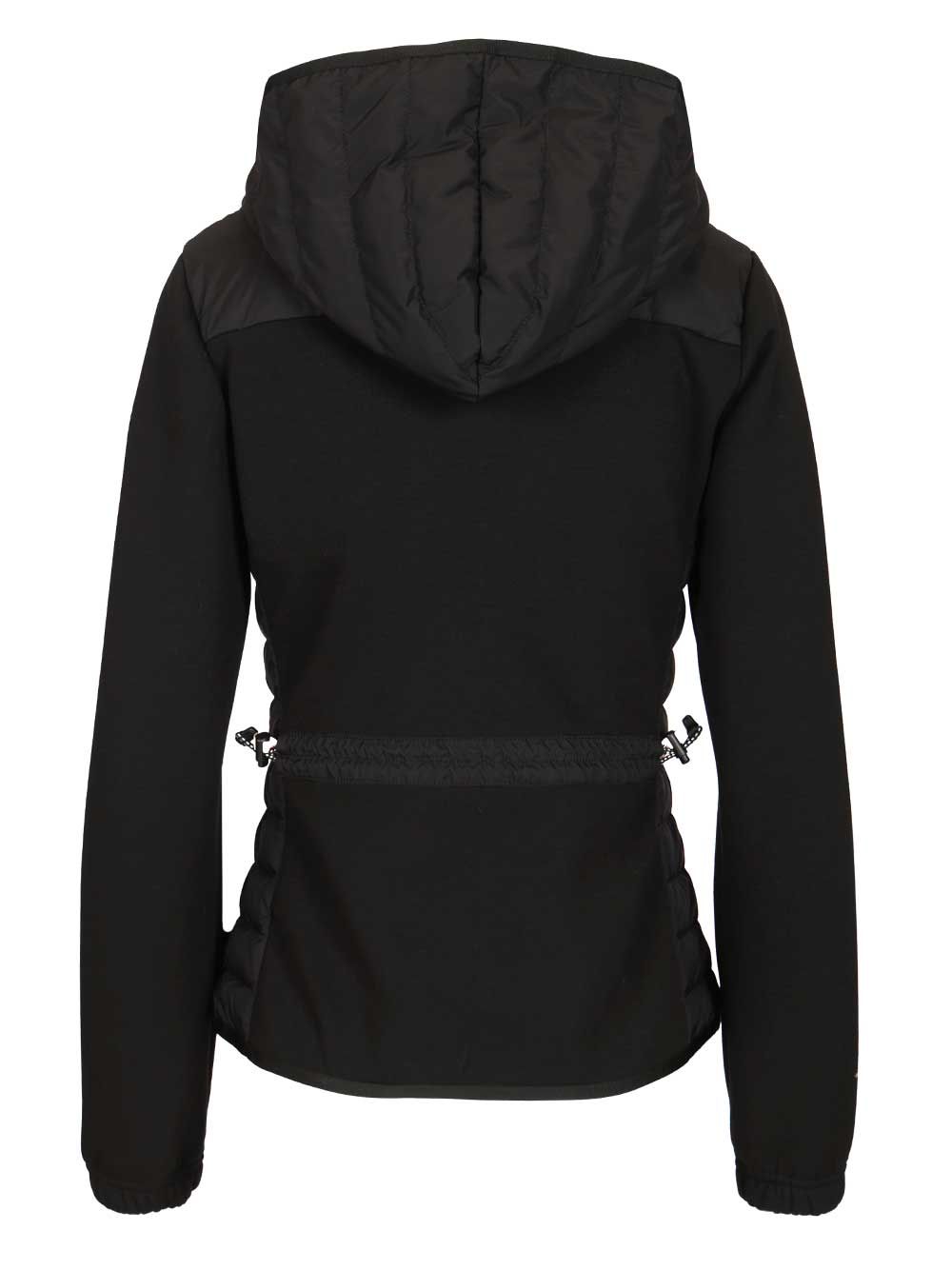 Moncler Grenoble Hooded Cardigan Knitwear - Nero | 46999509eaf679677ff5d6194005147667171eba
