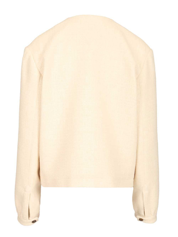 Blazé Milano Missy Gliss Bolero Giacche - Bianco | dc4b37daab58b4abd24f43427ea1affb85c2a1af
