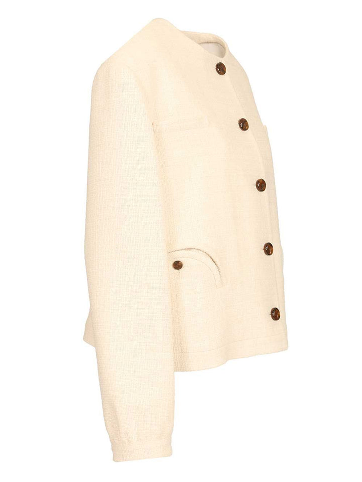 Blazé Milano Missy Gliss Bolero Giacche - Bianco | dc48697113211d930cf75505d8ada9cd7bc9803c