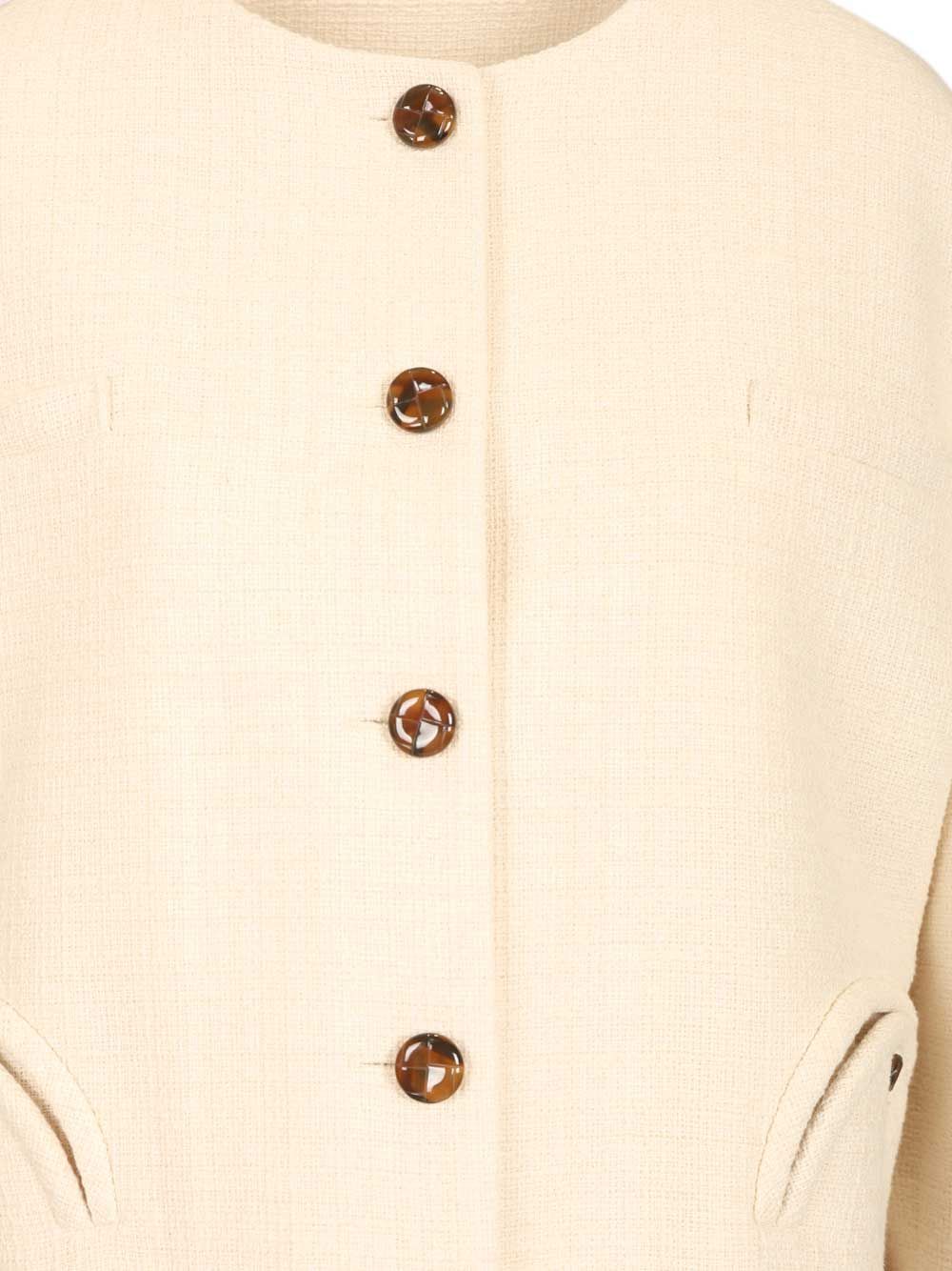 Blazé Milano Missy Gliss Bolero Giacche - Bianco | 955392ae95dc1fab285aa821d2f09e101742433f