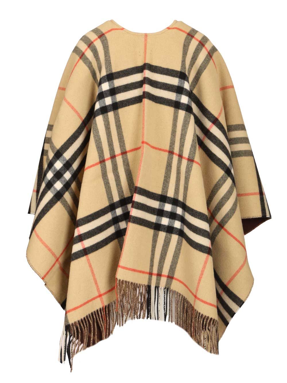 Burberry Checked Cape Scarves And Foulards - Beige | e0100d974eaef44ffba303e946f0919d3887db2e