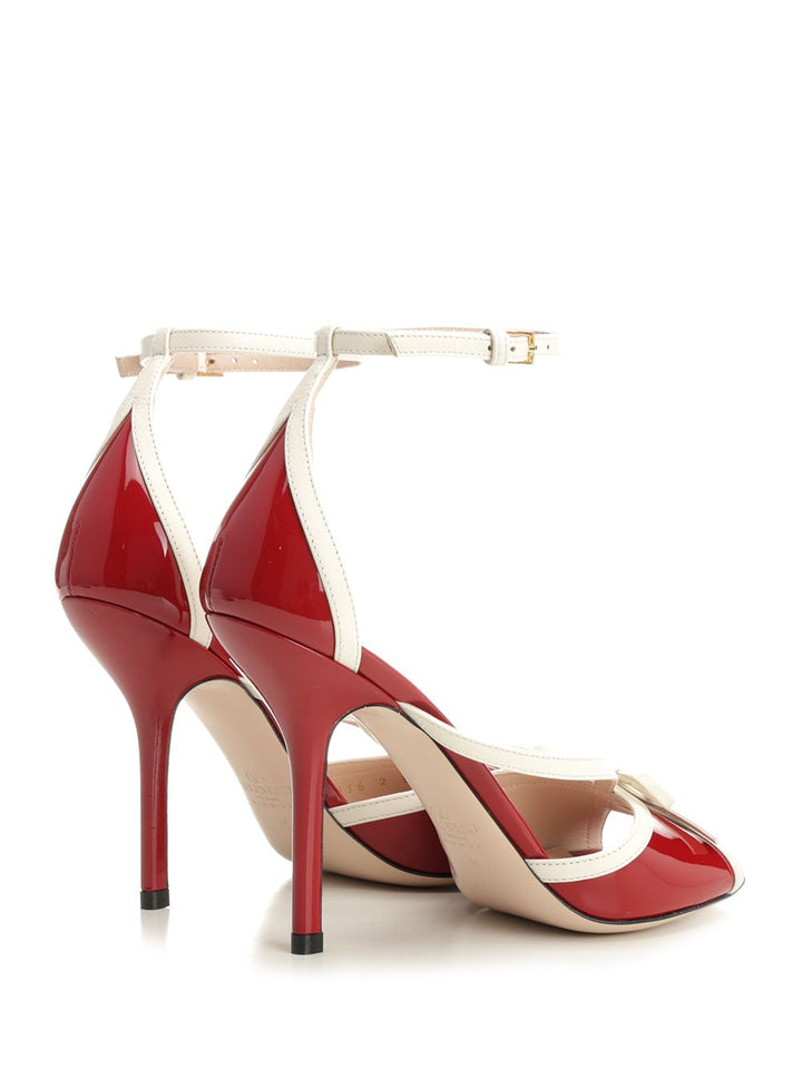Valentino Garavani Bepointy Patent Leather Sandal Sandali - Rosso | d586fe346d76c4a8022a7ae92e058ede36da880f