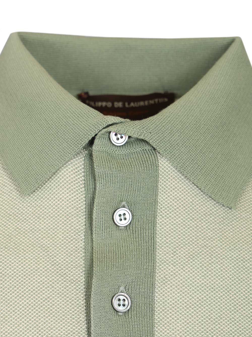 Filippo De Laurentiis Pique Polo shirt - Verde | 43c57ba322ef7b40250bcb6369fe9ca782b3fd56