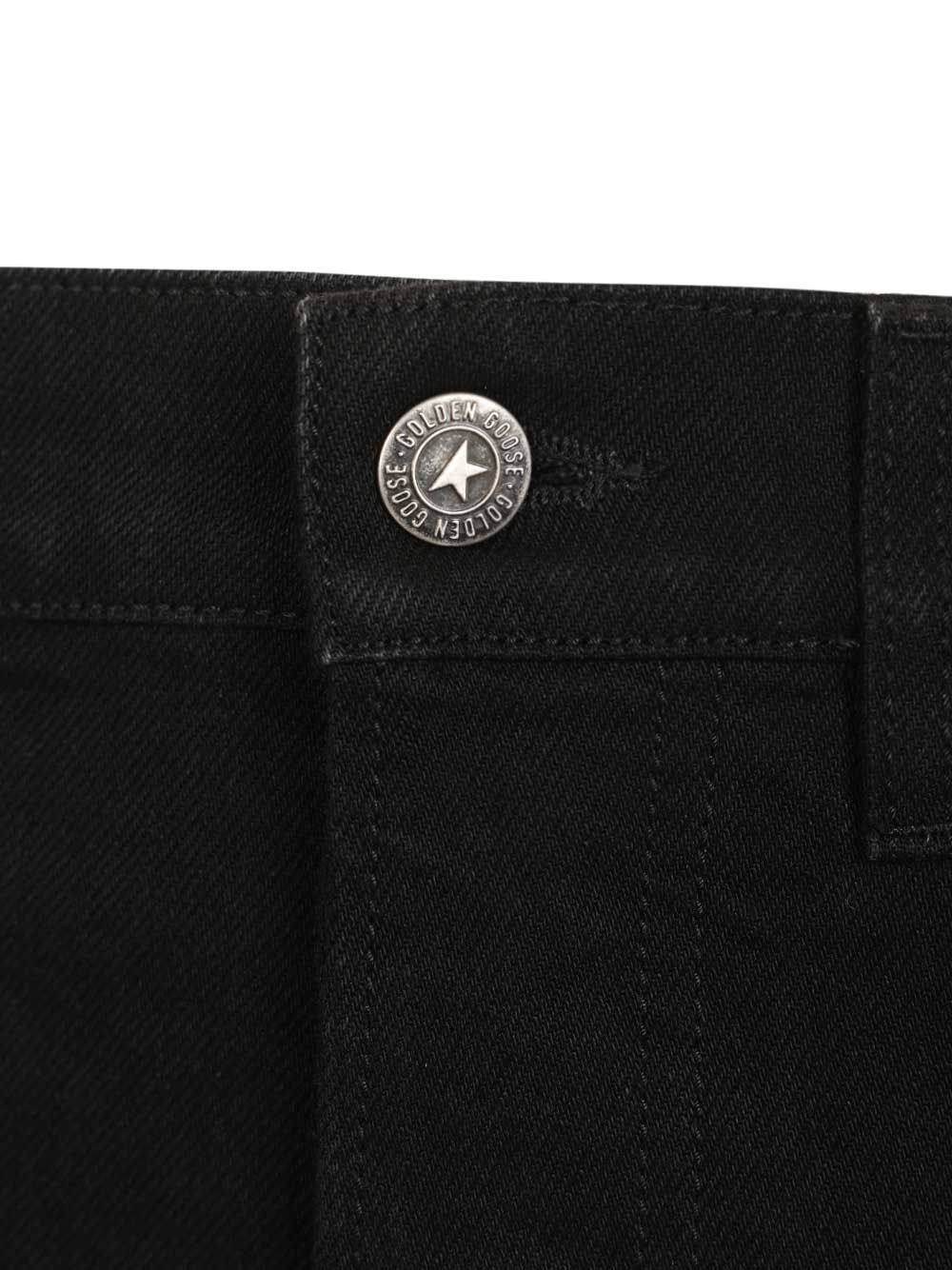 Golden Goose Deluxe Brand Patrick Denim Trousers Jeans - Nero | 9477ac07091c6f79ec46061675fb94c77367a243