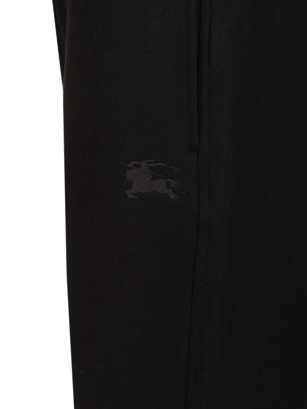 Burberry Ronnie Cotton Jogging Trousers - Nero | d7e248352b1c128229d938404e3a9aca38440b02