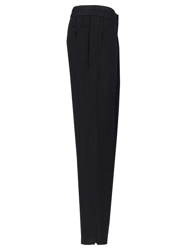 Giorgio Armani With Elastic Waist Trousers - Blu | 4c2e8feb0bec873263c51e97c9a152b7394a3063
