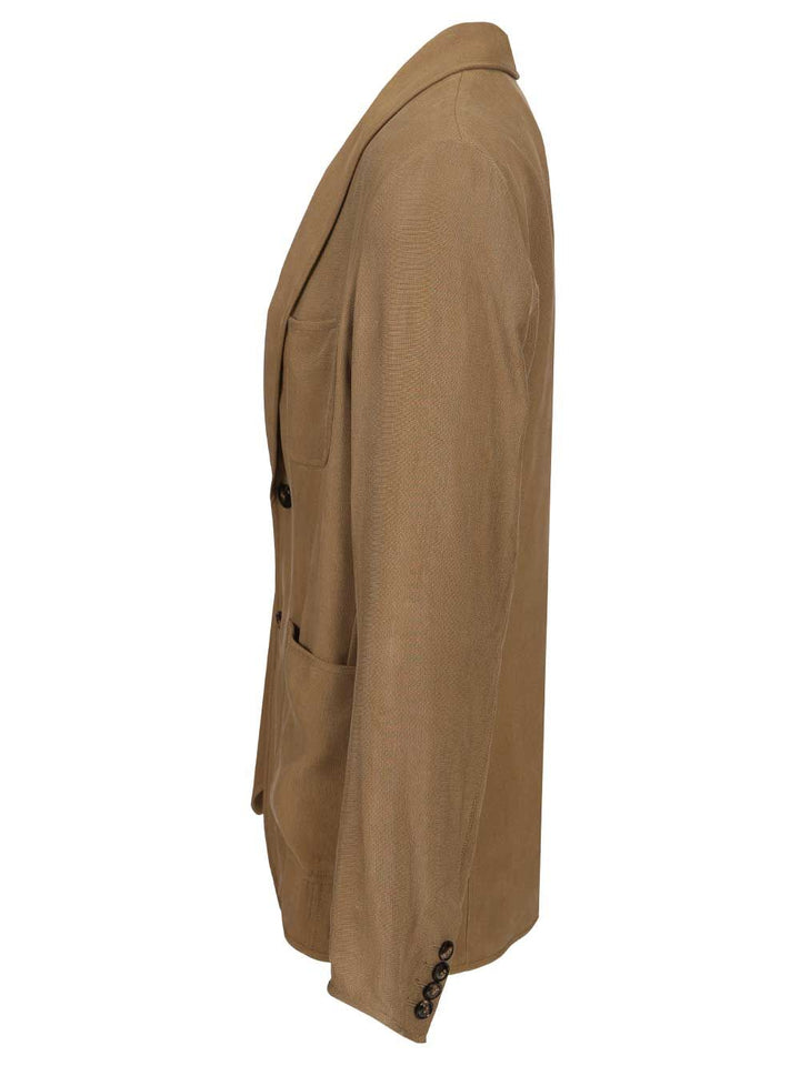 Giorgio Armani Deconstructed Blazer Giacche - Beige | 4cef7829283281bc02e90e793452c8d22663c1f0