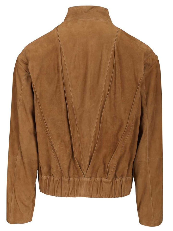 Giorgio Armani Suede Jacket Giacche - Beige | 2b3c5cdbf3483d18c6cf1e106ea2d69aa3f6a506